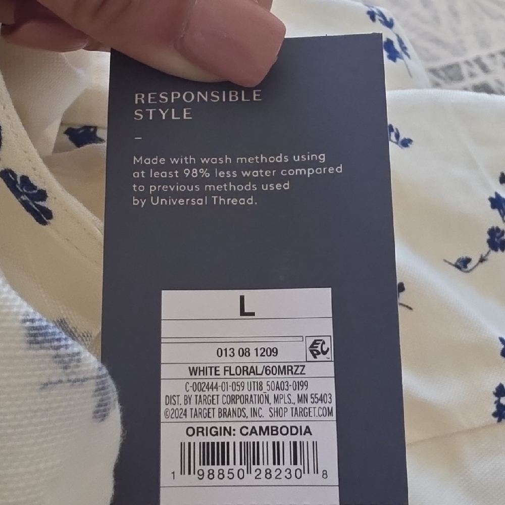 Universal Thread Button Front Godet A-Line Dress … - image 4